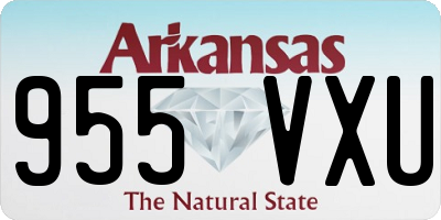AR license plate 955VXU