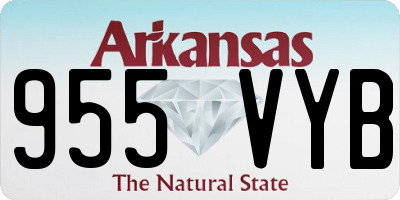 AR license plate 955VYB