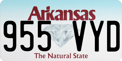 AR license plate 955VYD