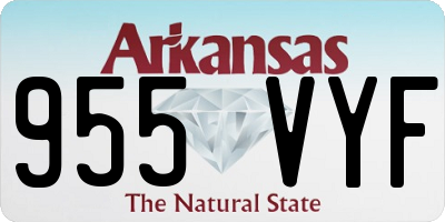 AR license plate 955VYF
