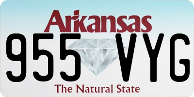 AR license plate 955VYG