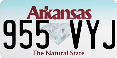 AR license plate 955VYJ