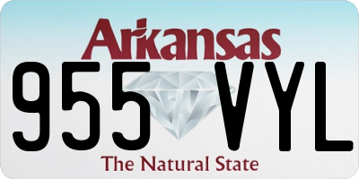 AR license plate 955VYL