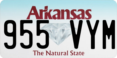 AR license plate 955VYM