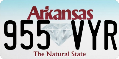 AR license plate 955VYR