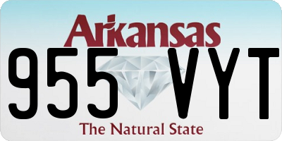 AR license plate 955VYT