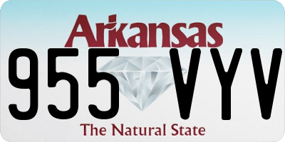 AR license plate 955VYV