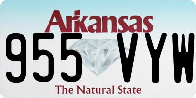 AR license plate 955VYW