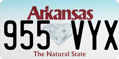 AR license plate 955VYX