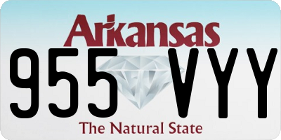 AR license plate 955VYY