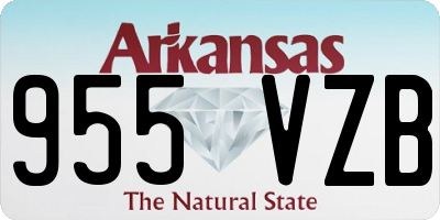 AR license plate 955VZB