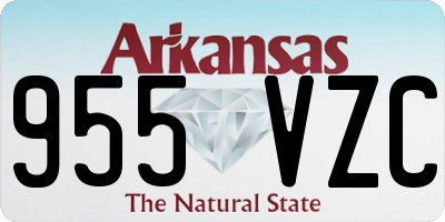 AR license plate 955VZC