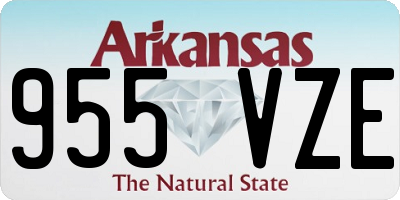 AR license plate 955VZE
