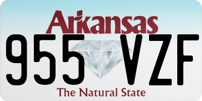 AR license plate 955VZF