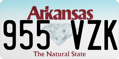 AR license plate 955VZK