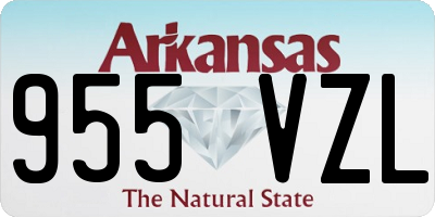 AR license plate 955VZL
