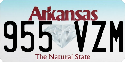 AR license plate 955VZM