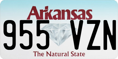 AR license plate 955VZN