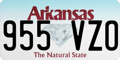 AR license plate 955VZO