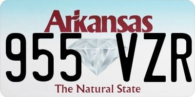 AR license plate 955VZR
