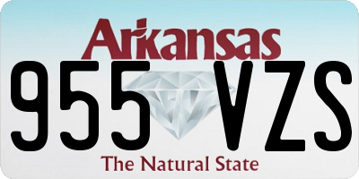 AR license plate 955VZS
