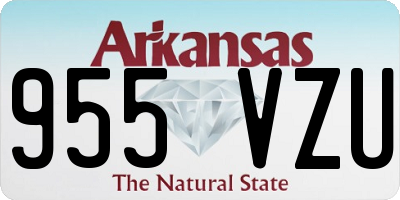 AR license plate 955VZU