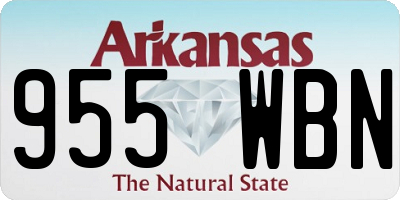 AR license plate 955WBN