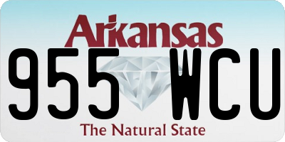 AR license plate 955WCU