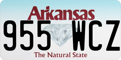 AR license plate 955WCZ