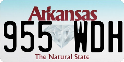 AR license plate 955WDH