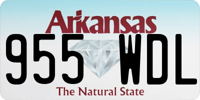 AR license plate 955WDL