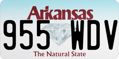 AR license plate 955WDV