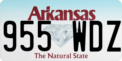AR license plate 955WDZ