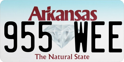 AR license plate 955WEE