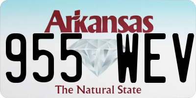 AR license plate 955WEV
