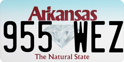 AR license plate 955WEZ