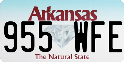 AR license plate 955WFE