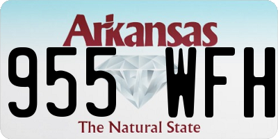 AR license plate 955WFH