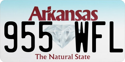 AR license plate 955WFL
