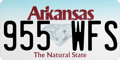 AR license plate 955WFS