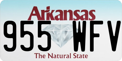 AR license plate 955WFV