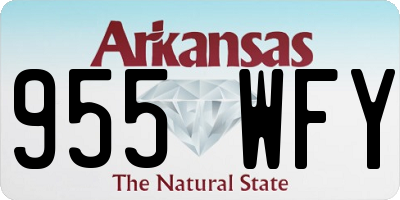 AR license plate 955WFY