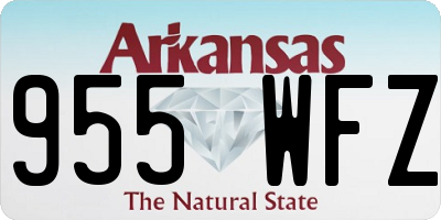 AR license plate 955WFZ