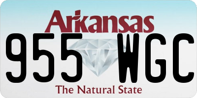 AR license plate 955WGC