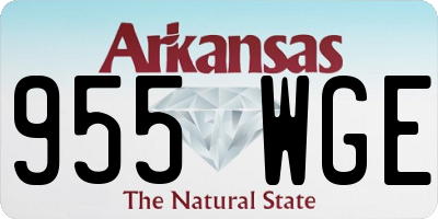 AR license plate 955WGE