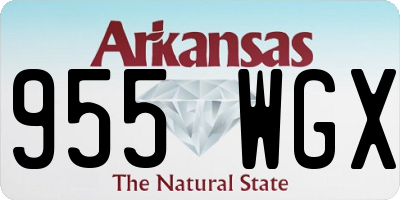 AR license plate 955WGX