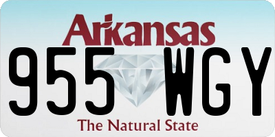 AR license plate 955WGY