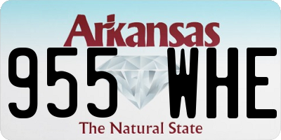 AR license plate 955WHE