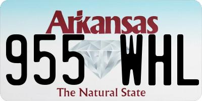 AR license plate 955WHL