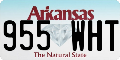 AR license plate 955WHT